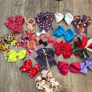 Colorful Kids Hair Bow Set of 20